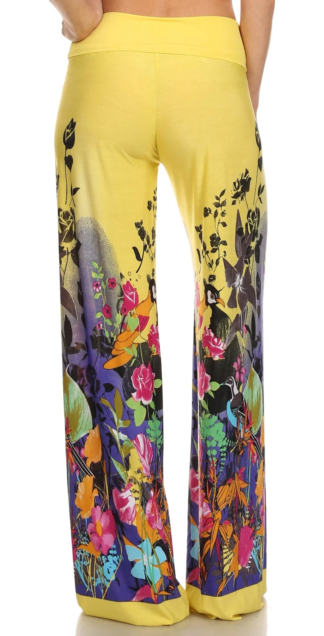 Sakkas Mikaela Spring / Summer Print Wide Leg Spandex Palazzo Pant