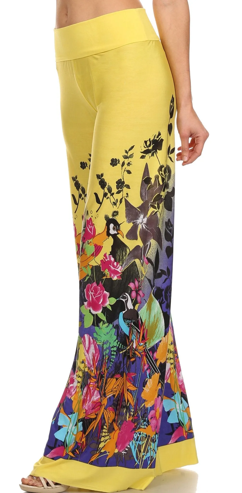 Sakkas Mikaela Spring / Summer Print Wide Leg Spandex Palazzo Pant