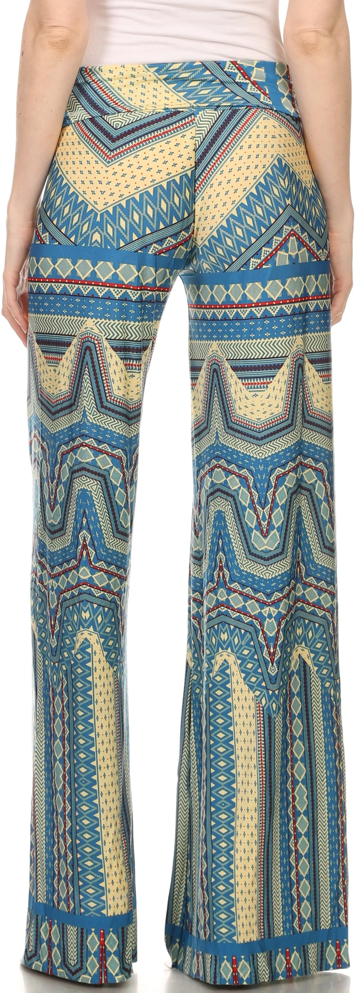 Sakkas Mikaela Spring / Summer Print Wide Leg Spandex Palazzo Pant