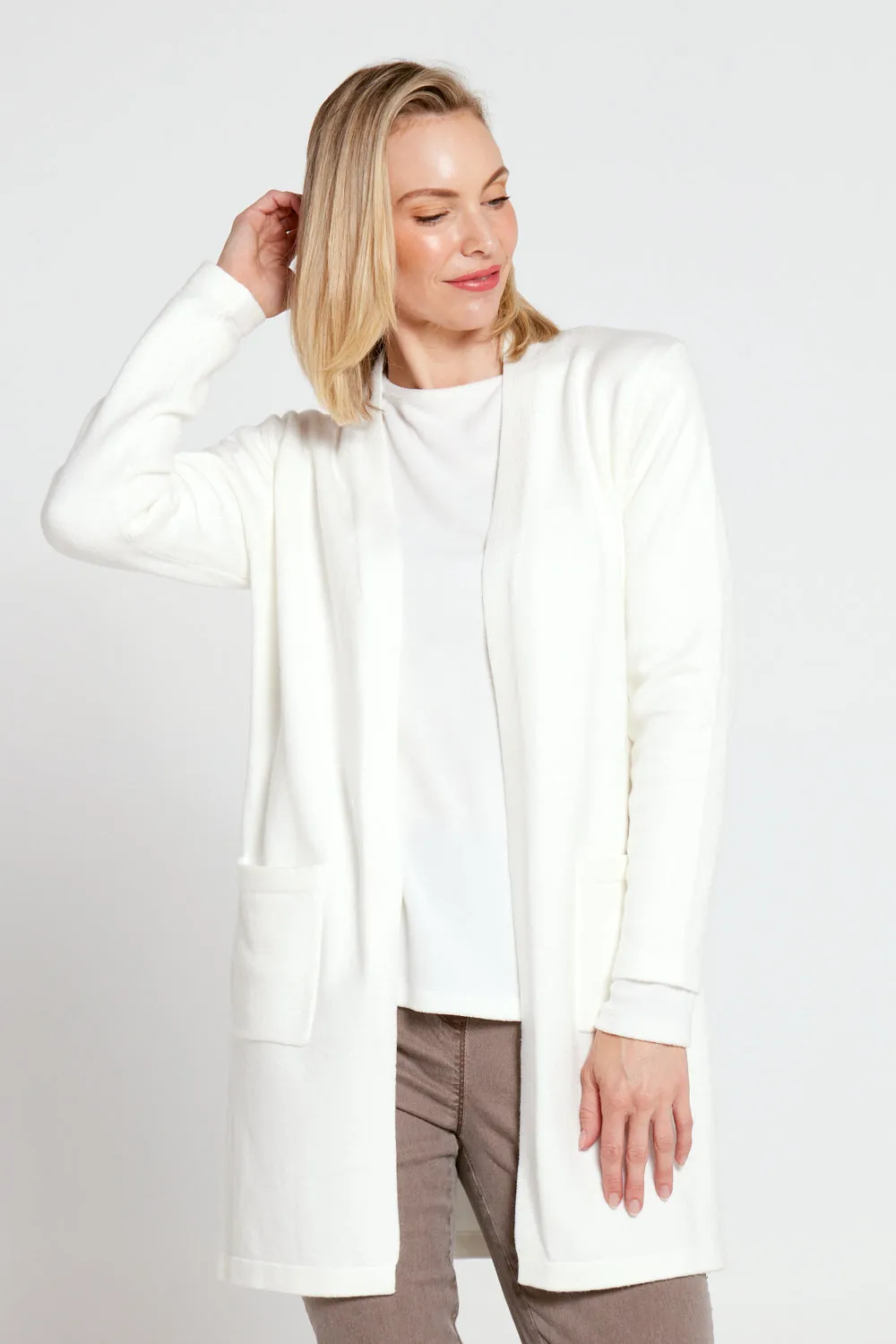 Salima Knit Cardigan - Ivory