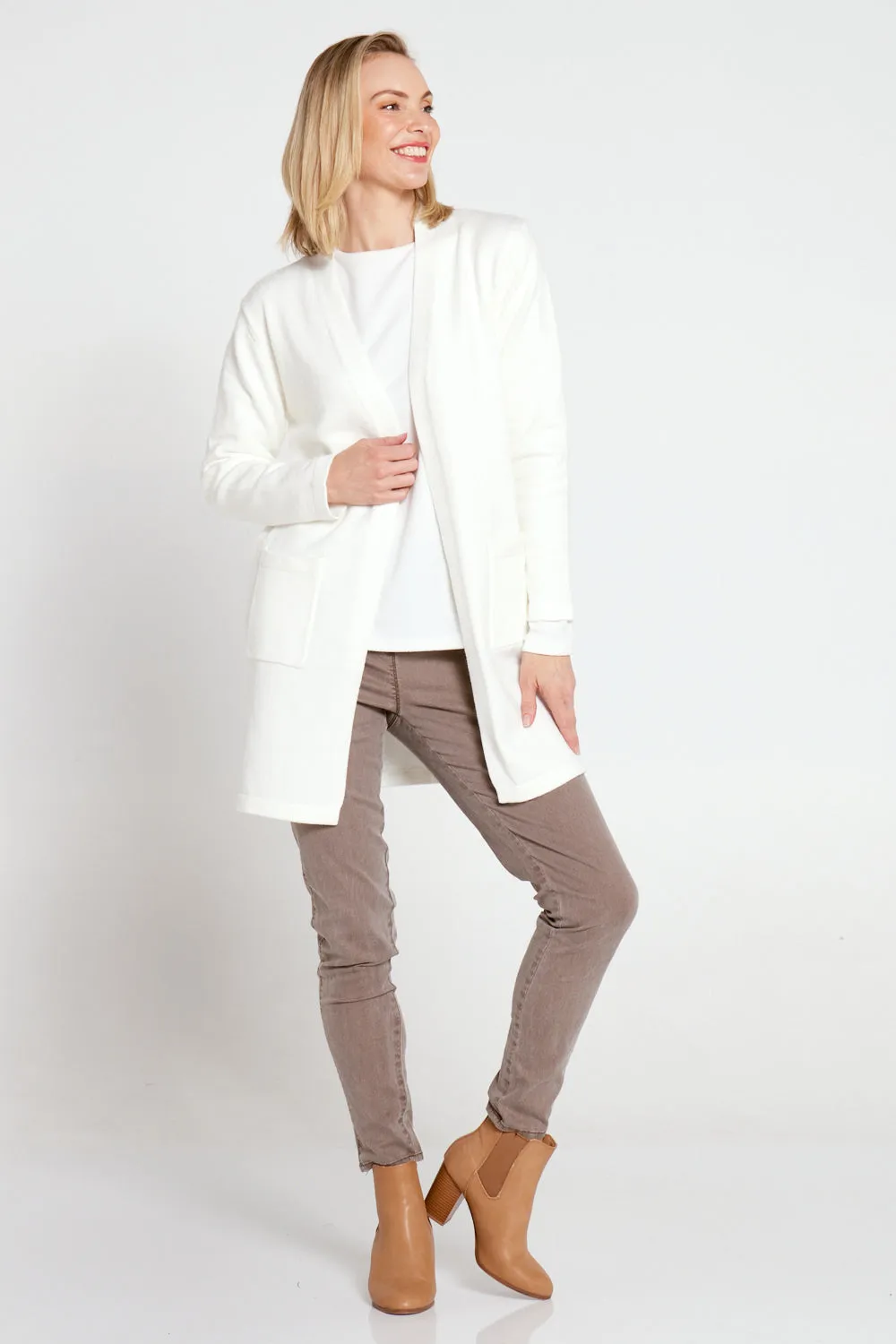 Salima Knit Cardigan - Ivory