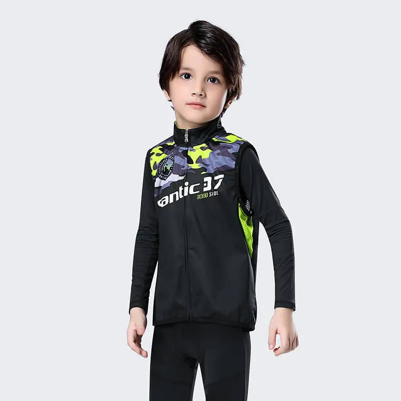 Santic Kamo Kids Windproof Gilet