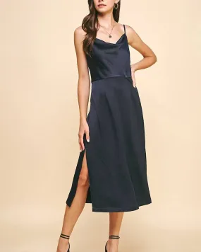 Satin Midi Dress