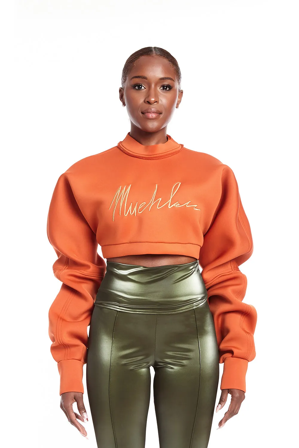 Signature Crop Sweatshirt- XL