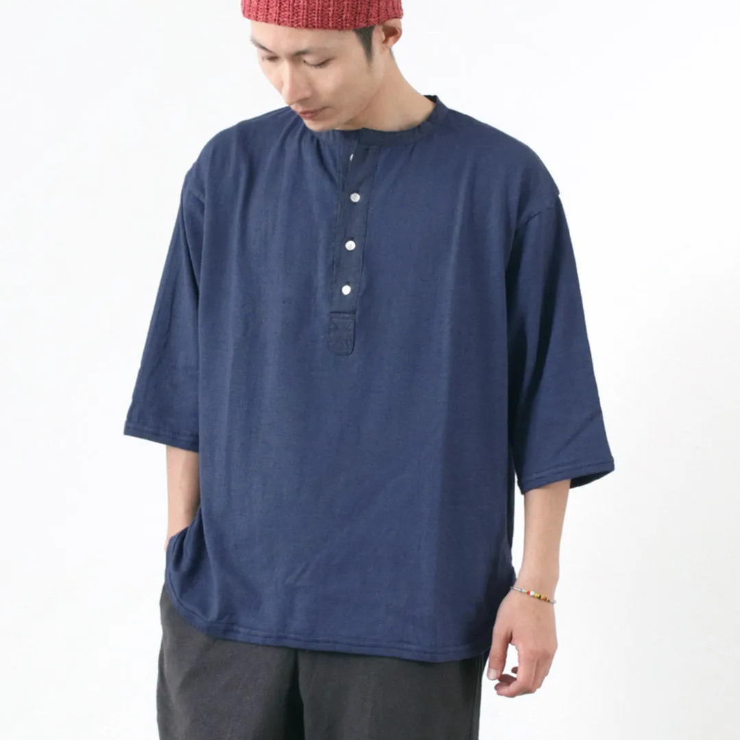 SLOW HANDS / Henry Neck Combi T-Shirt