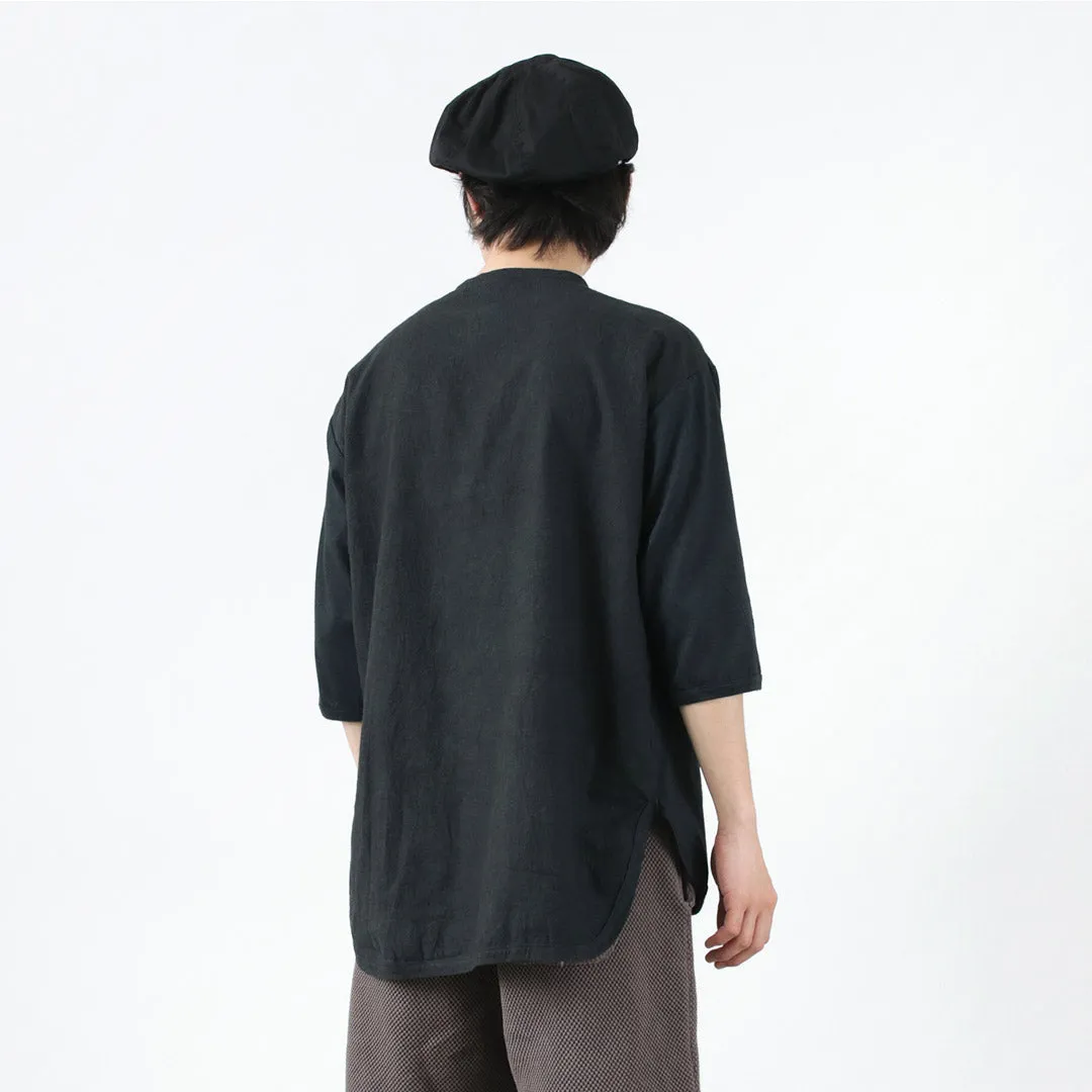 SLOW HANDS / Henry Neck Combi T-Shirt