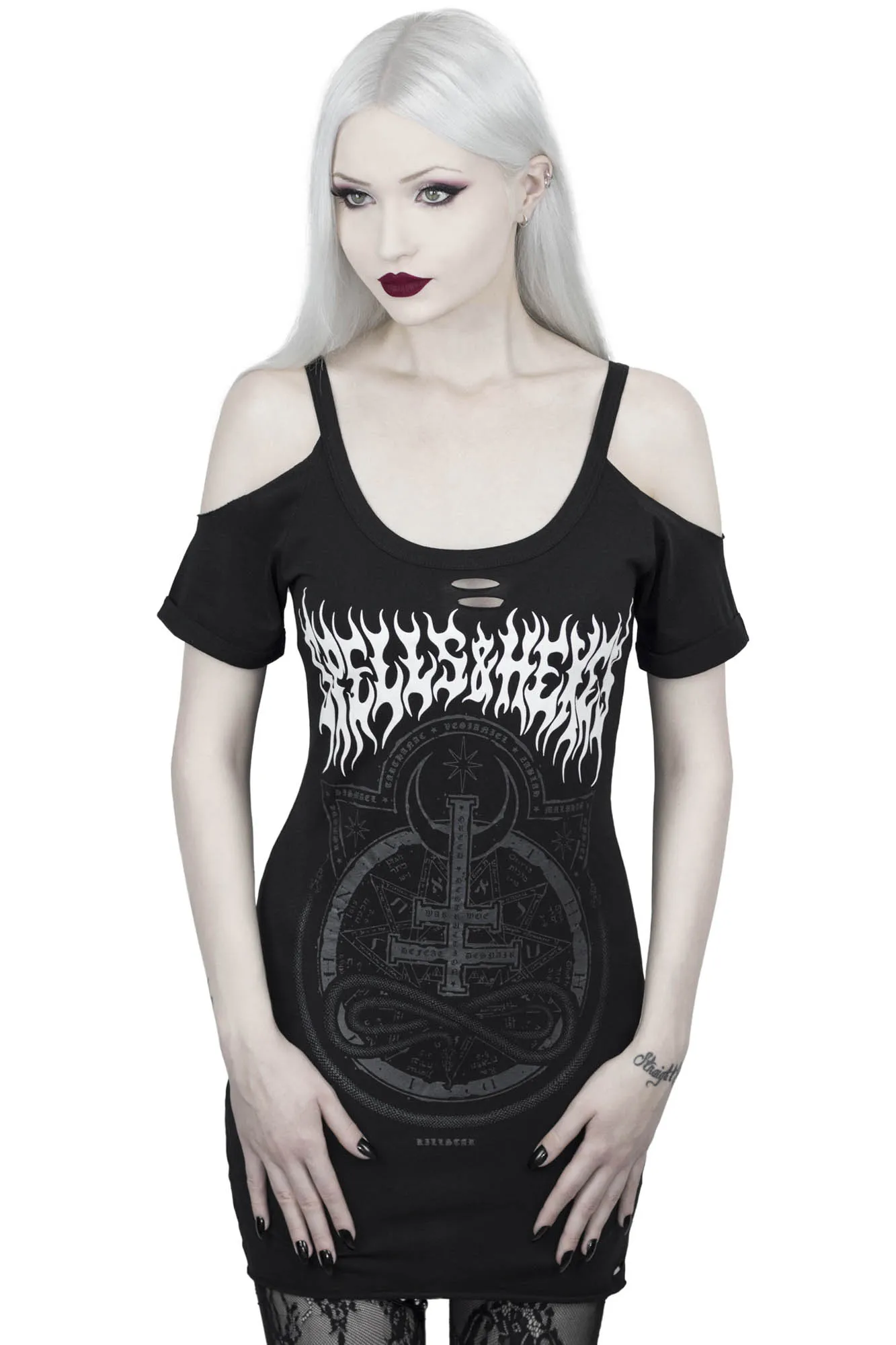 Spells & Hexes Distress Top