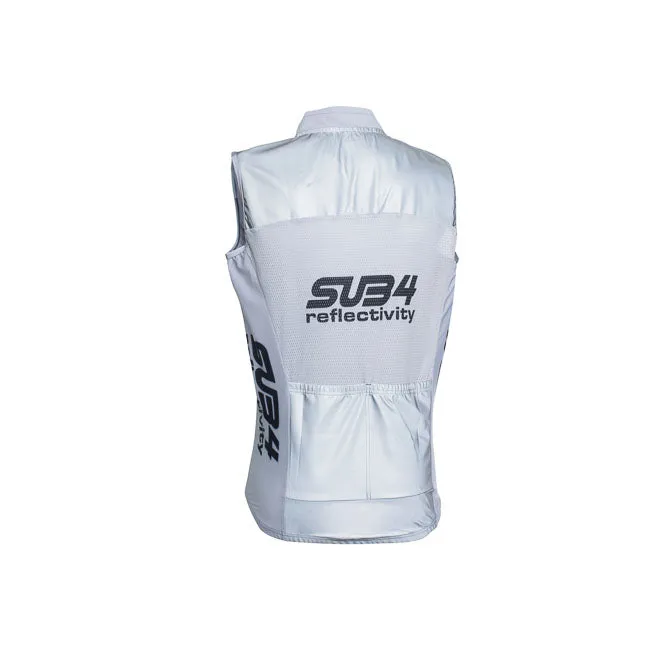 Sub4 Women's 360 Glow Reflective Vest - Reflective Silver