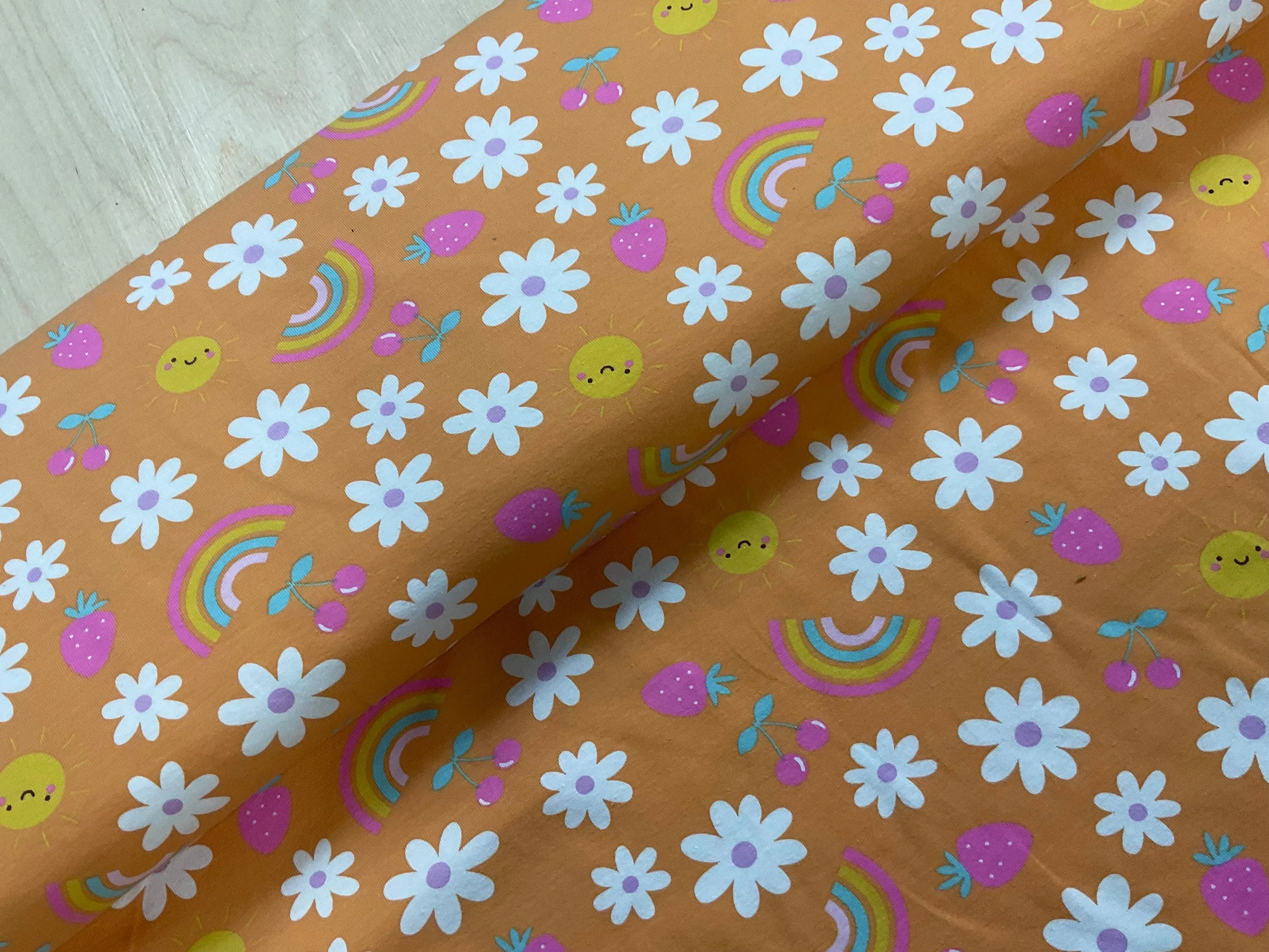 Summer Fun Cotton Jersey Fabric