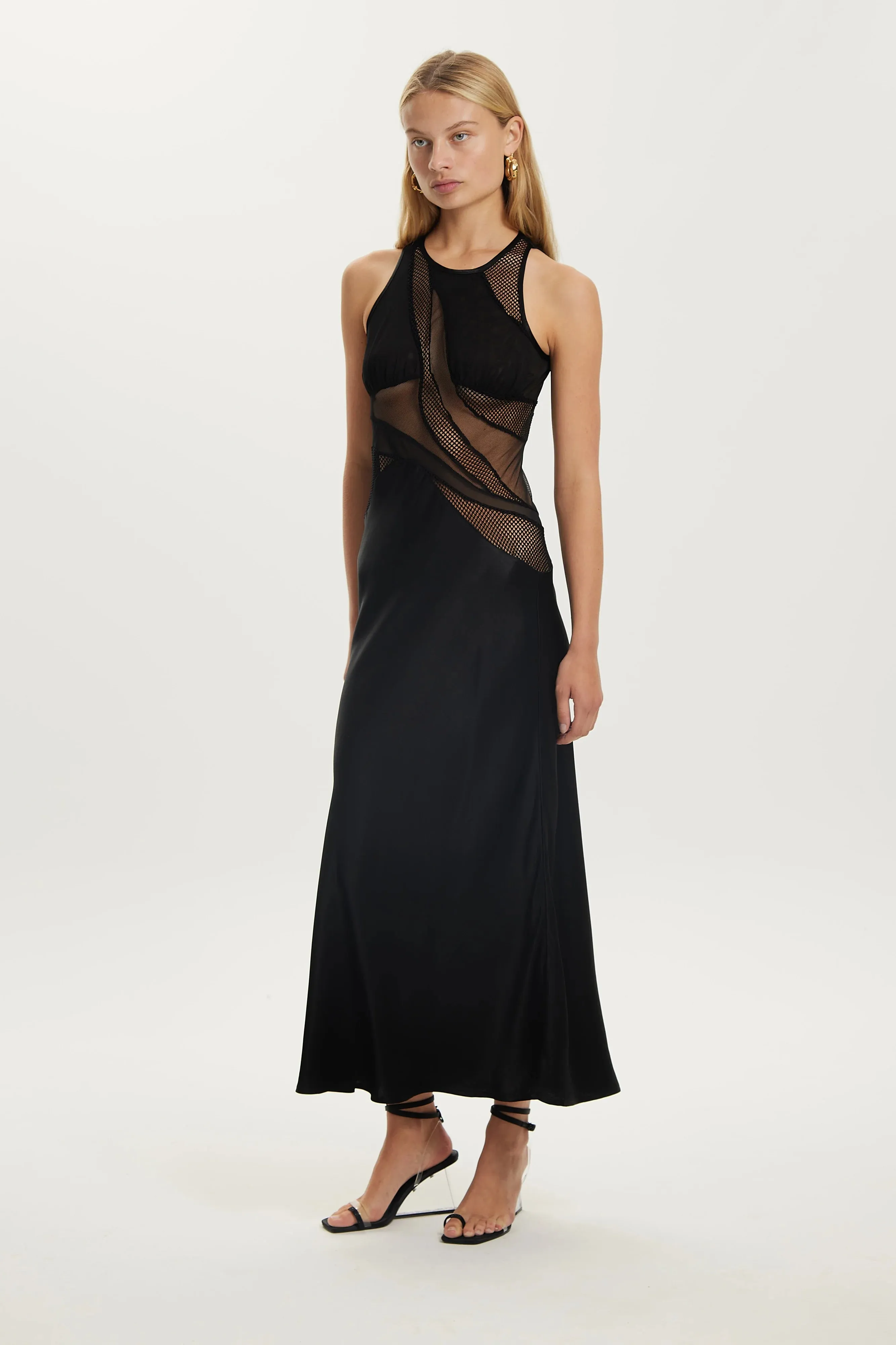 Third Form Crystal Clear Tank Maxi Dress - Black