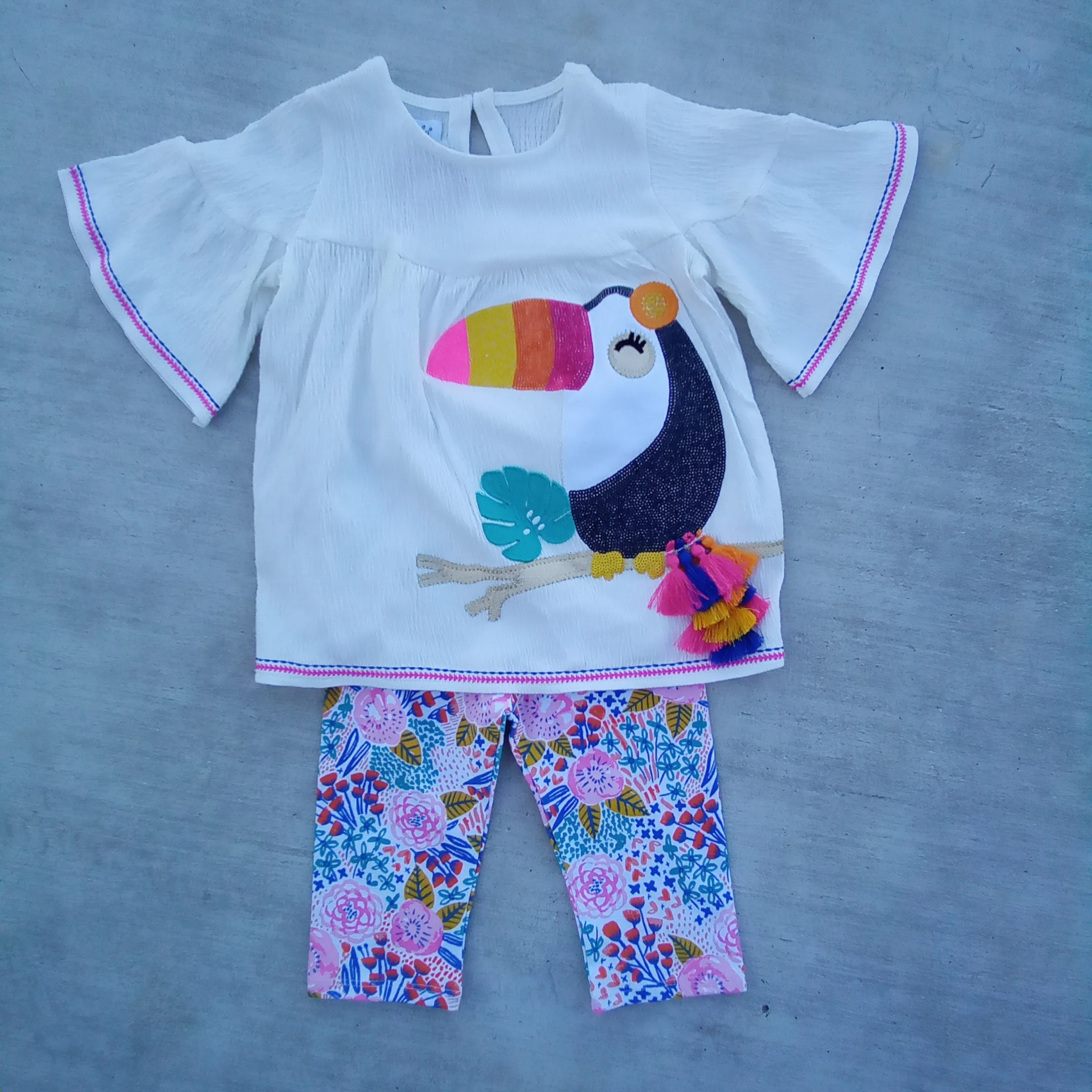 Toucan Capri Set | Mud Pie