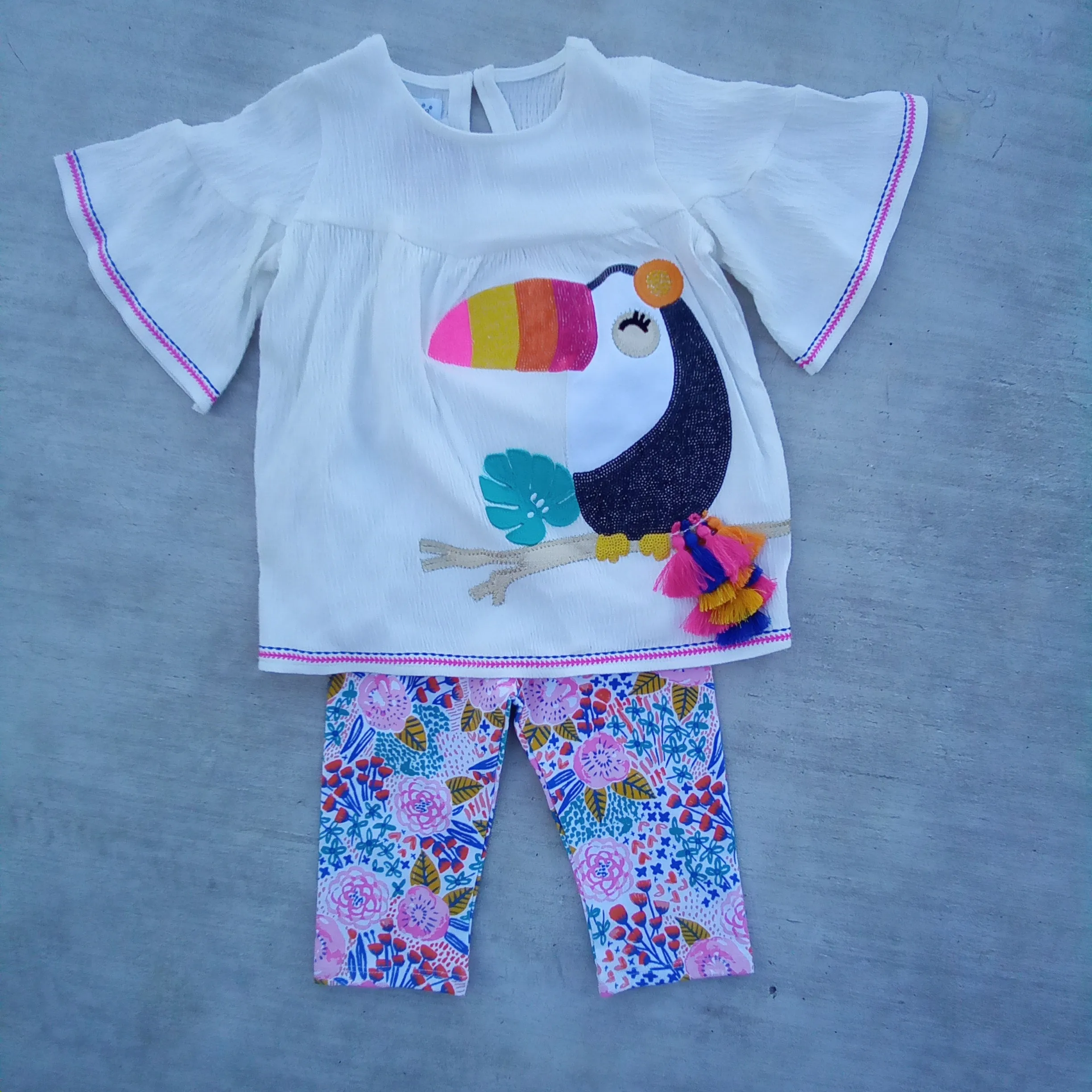 Toucan Capri Set | Mud Pie