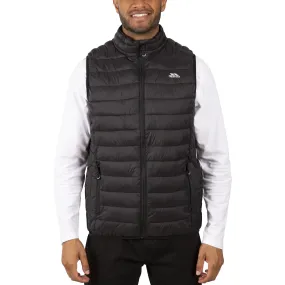 Trespass Mens Gallenton Padded Packaway Gilet - Black