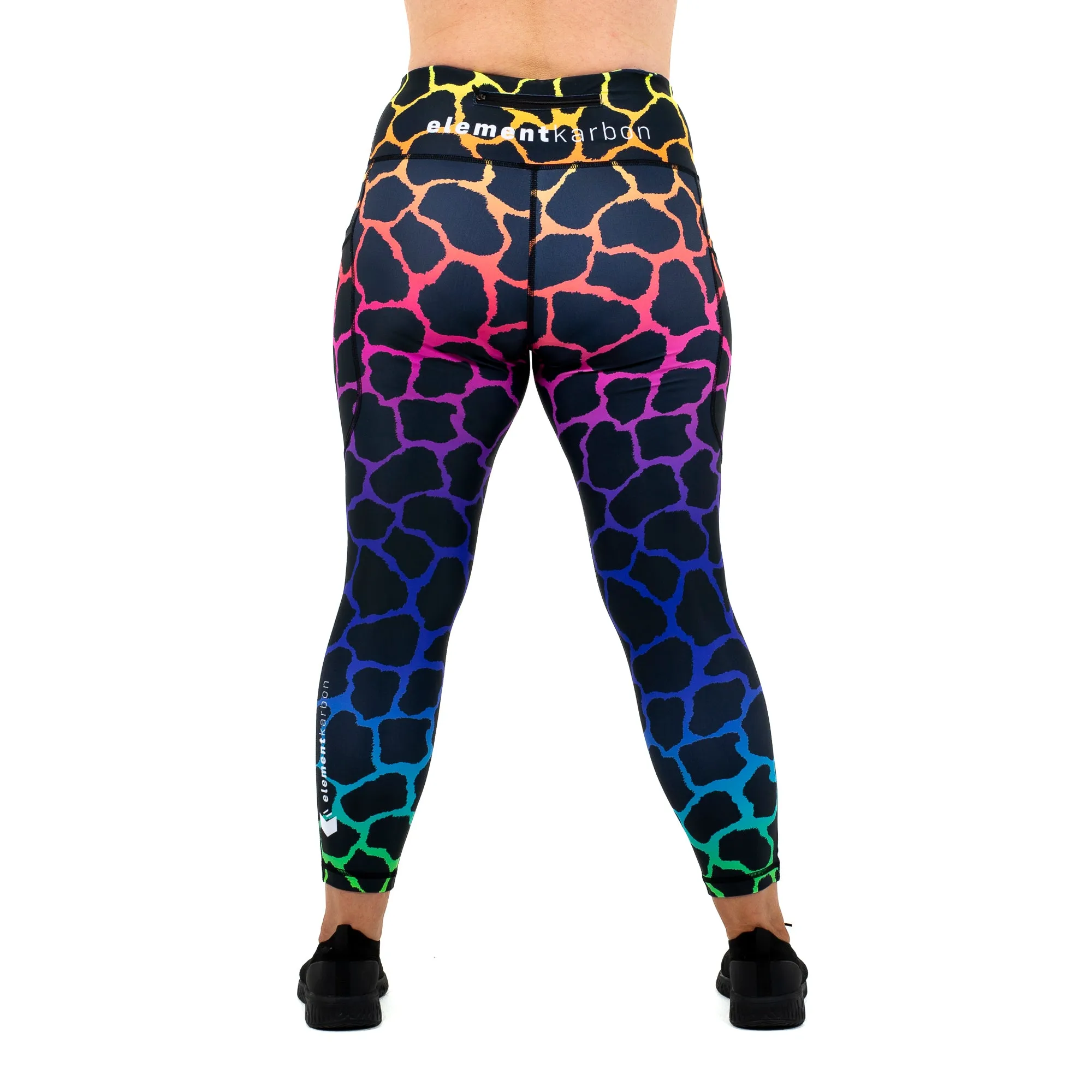 UV Rainbow Giraffe Leggings