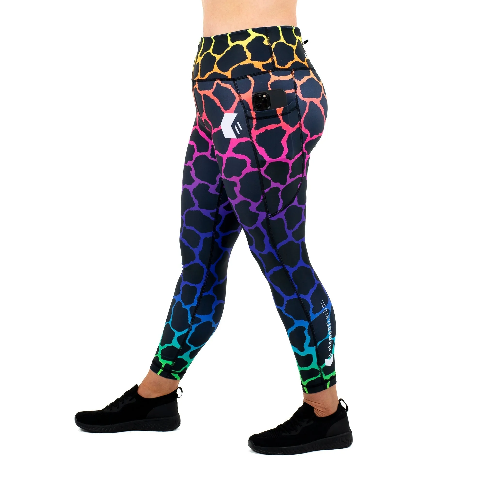 UV Rainbow Giraffe Leggings