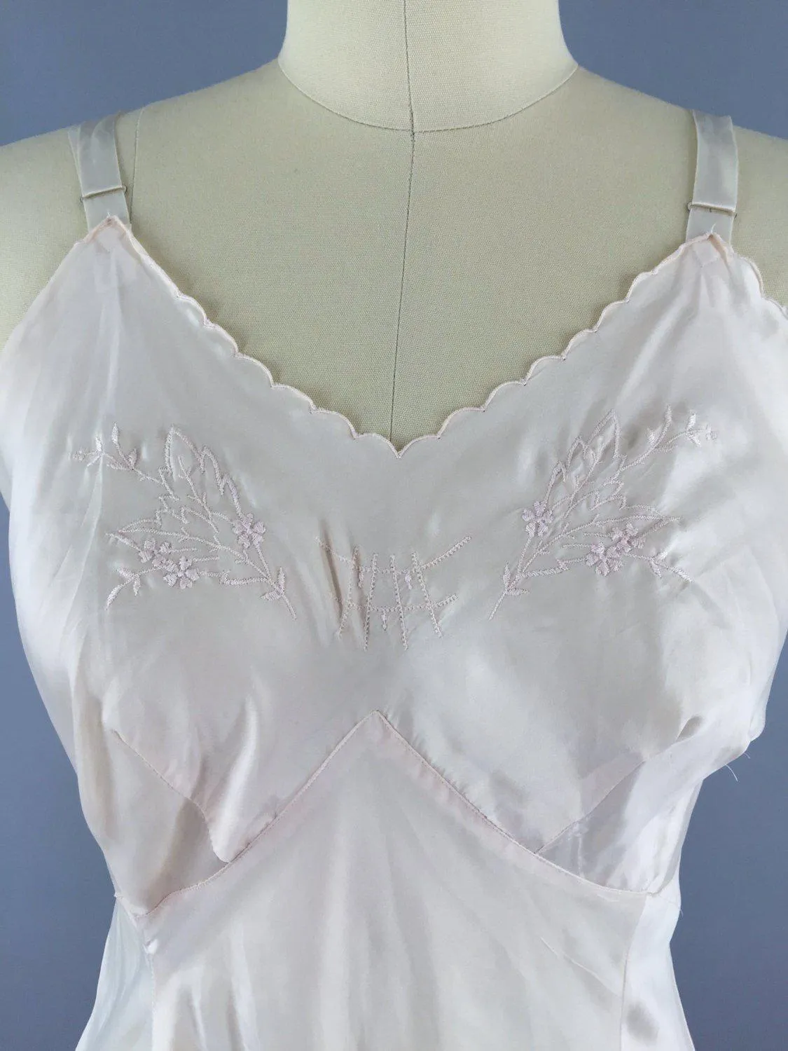 Vintage Silk Slip / Ivory