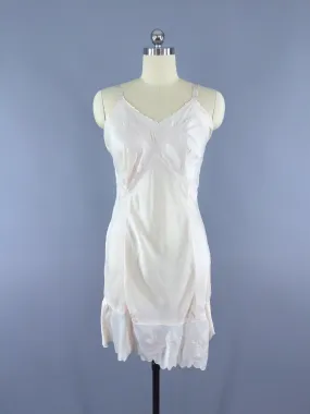 Vintage Silk Slip / Ivory