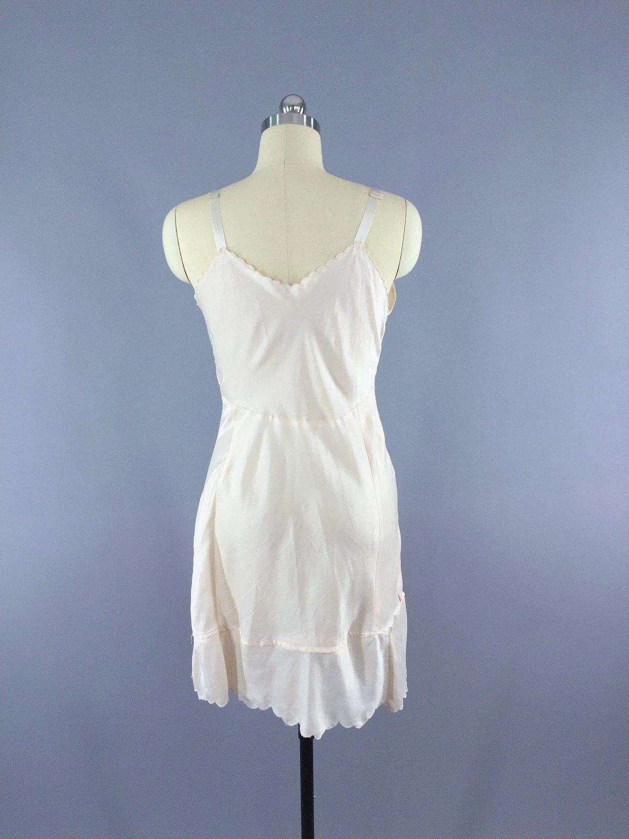 Vintage Silk Slip / Ivory