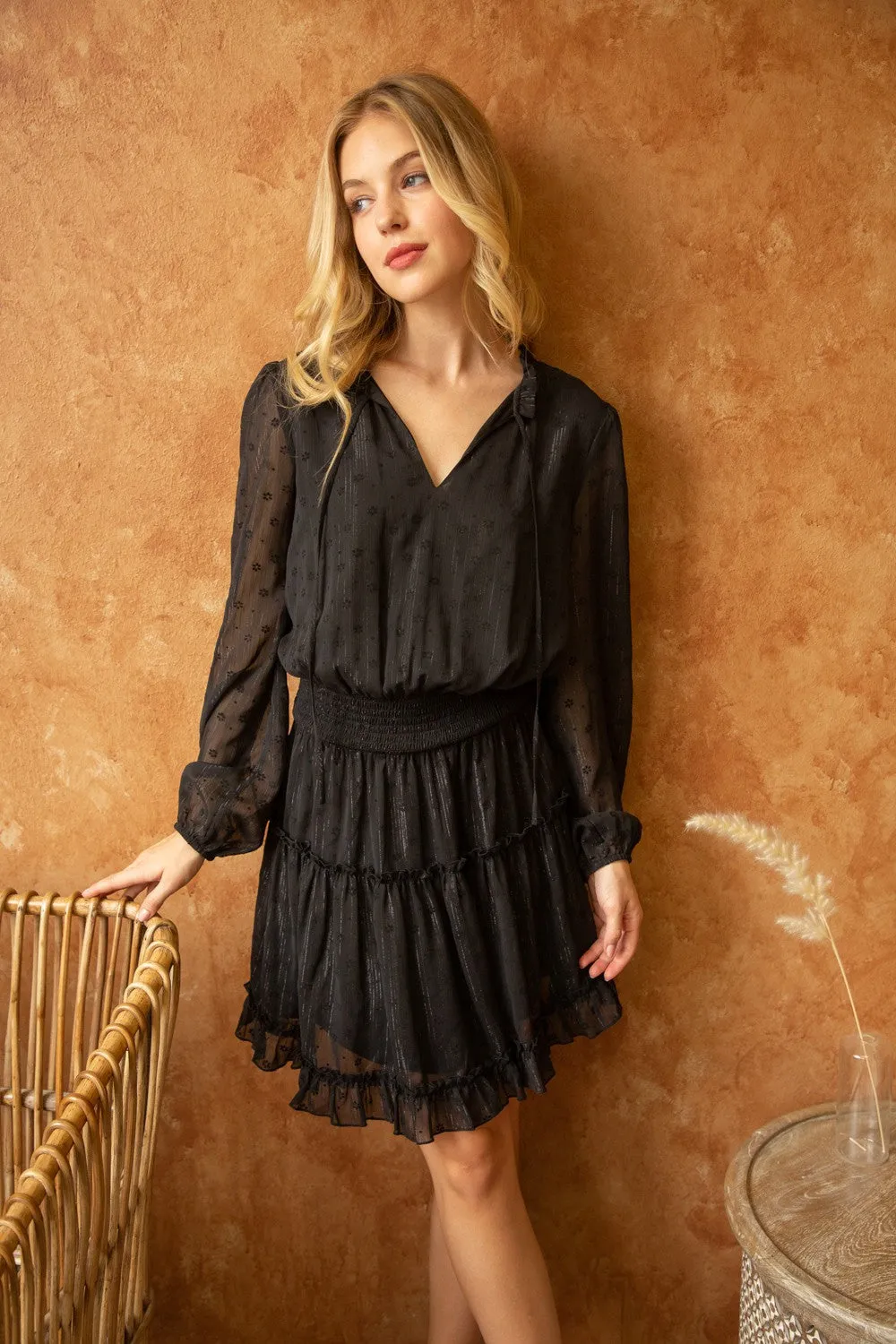 Voy Ophelia Dress  - Black