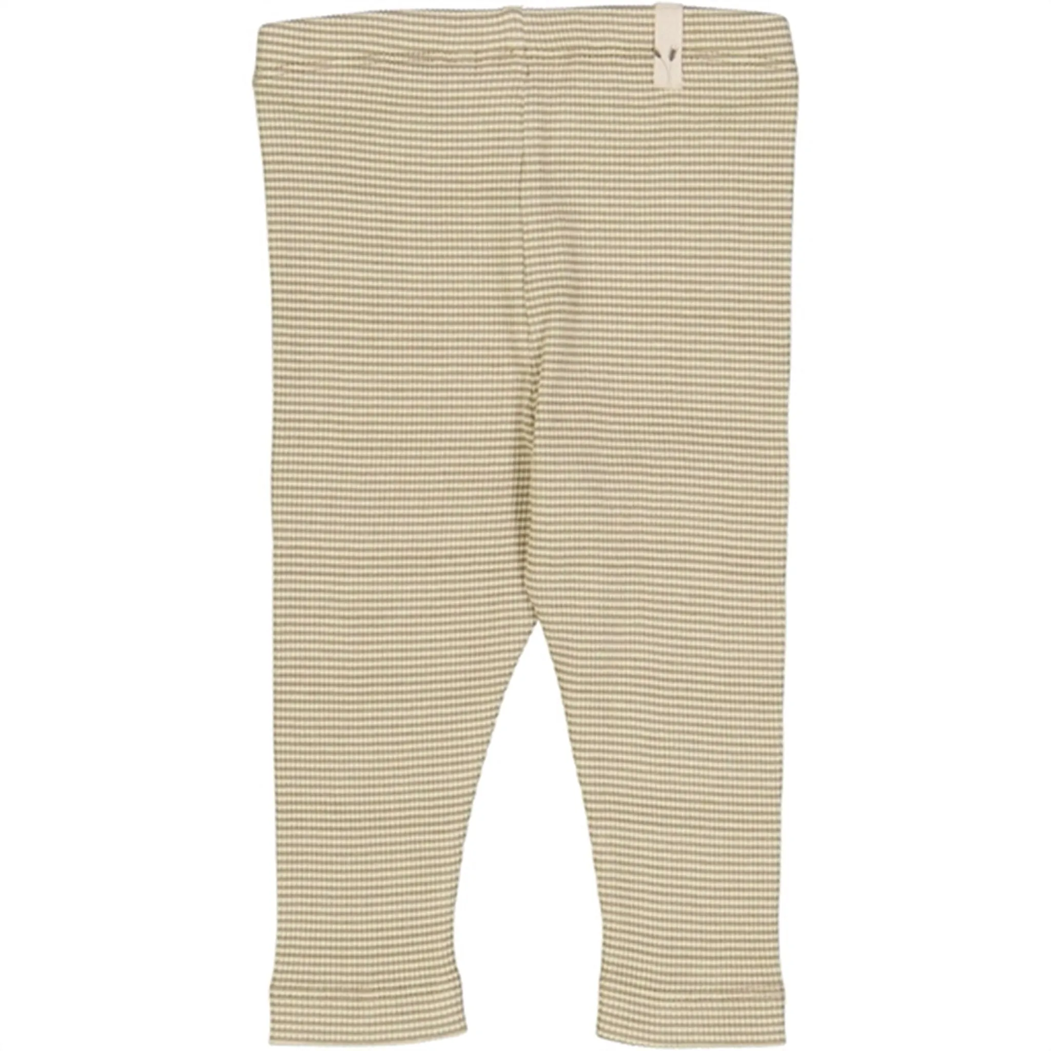 Wheat Warm Stone Stripe Jersey Leggings