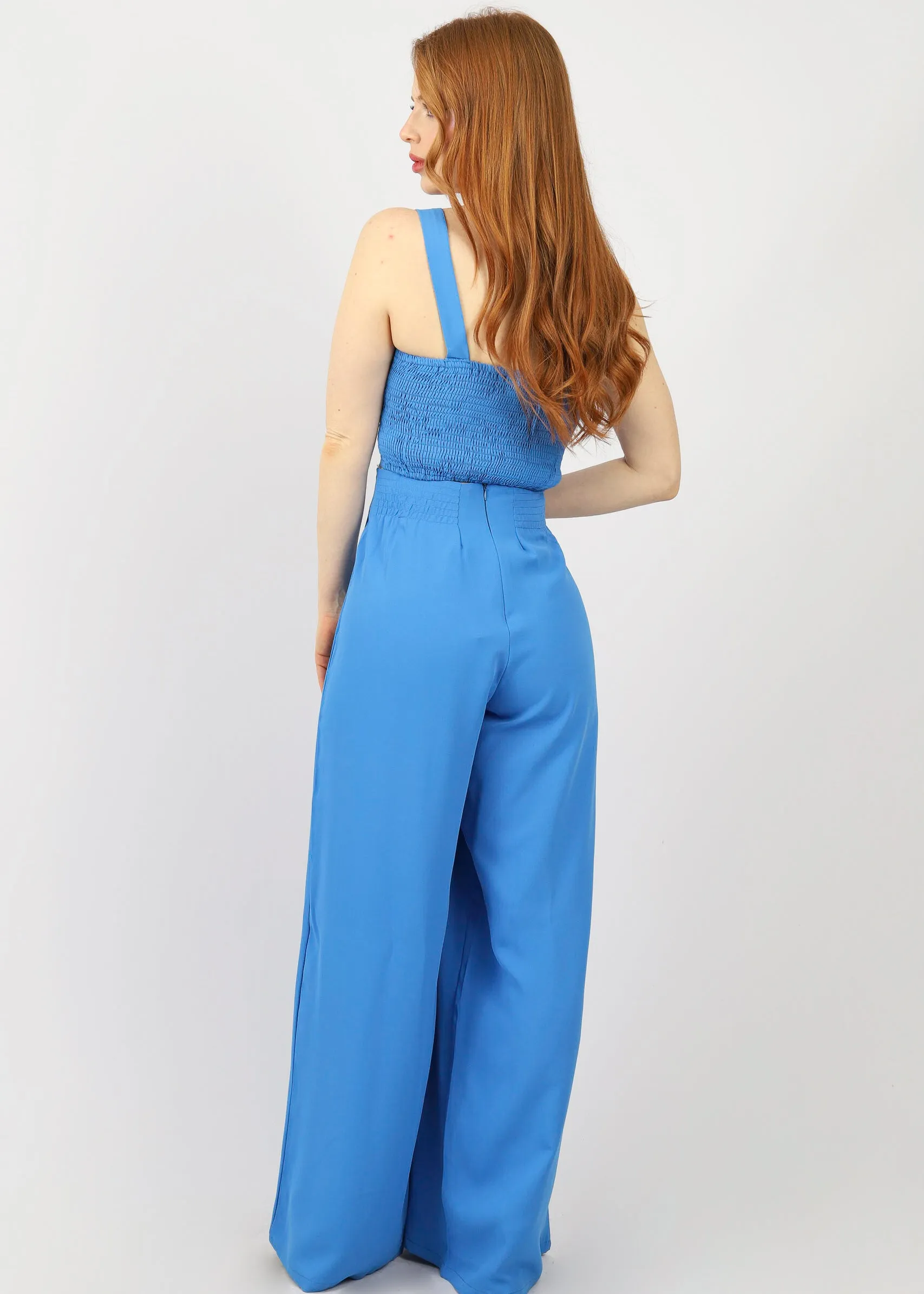 Wide Leg Suit Pants