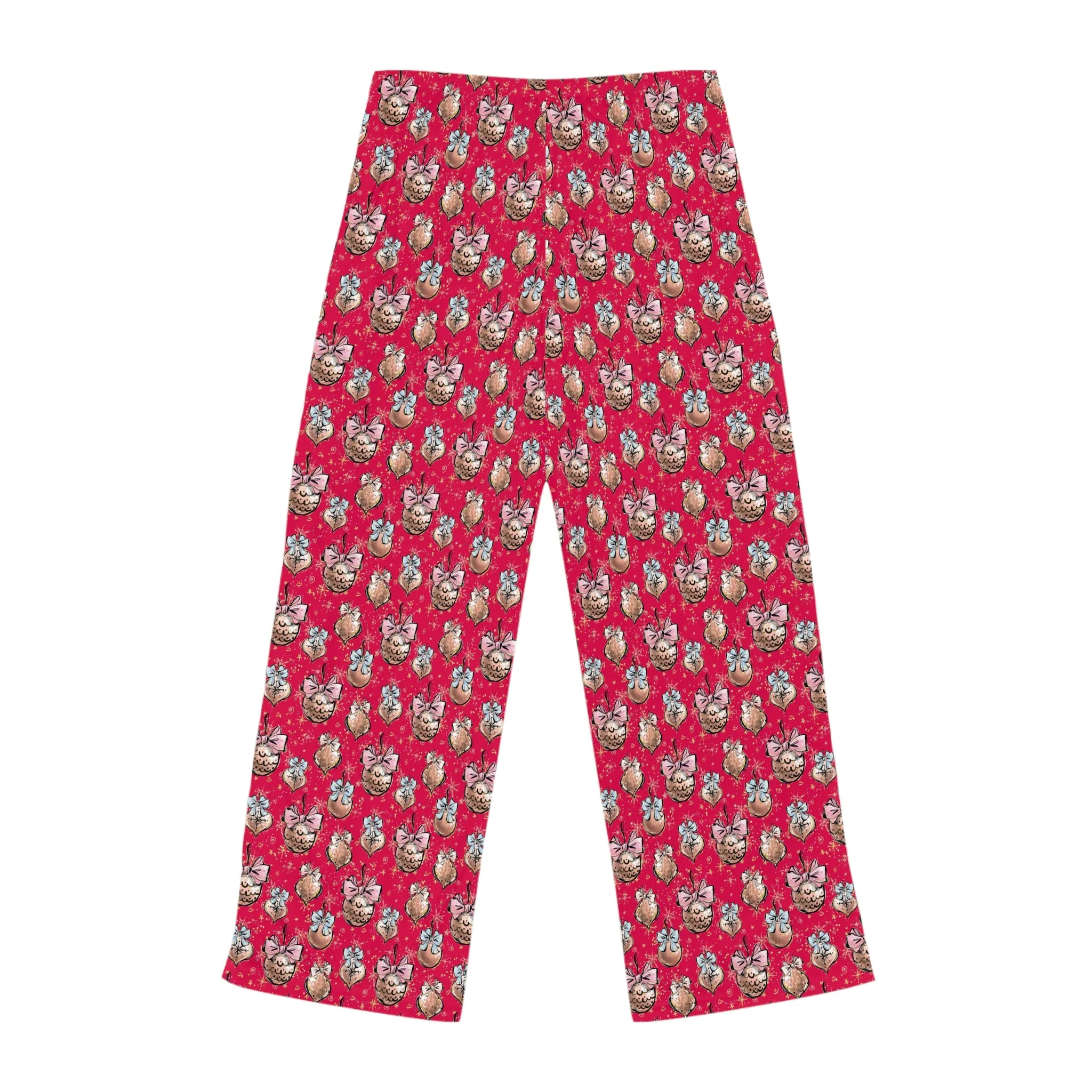 Women's Pyjama Pants, Christmas Baubles, Sleepwear Bottoms