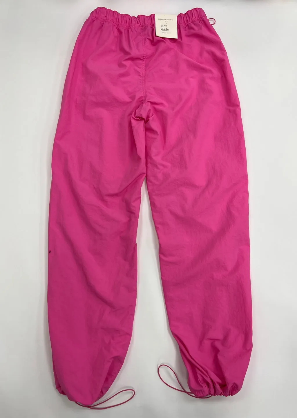 Women's Solid Nylon Parachute Pants