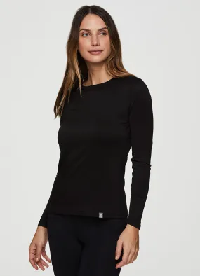 Women's Wool Blend Long Sleeve Baselayer Top