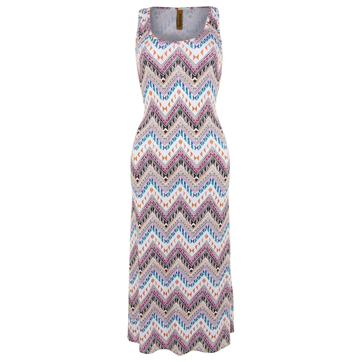 Yahaira Dress - Zig Zag Print