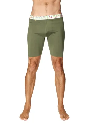 Yoga Compression Short (Rainforest Green)