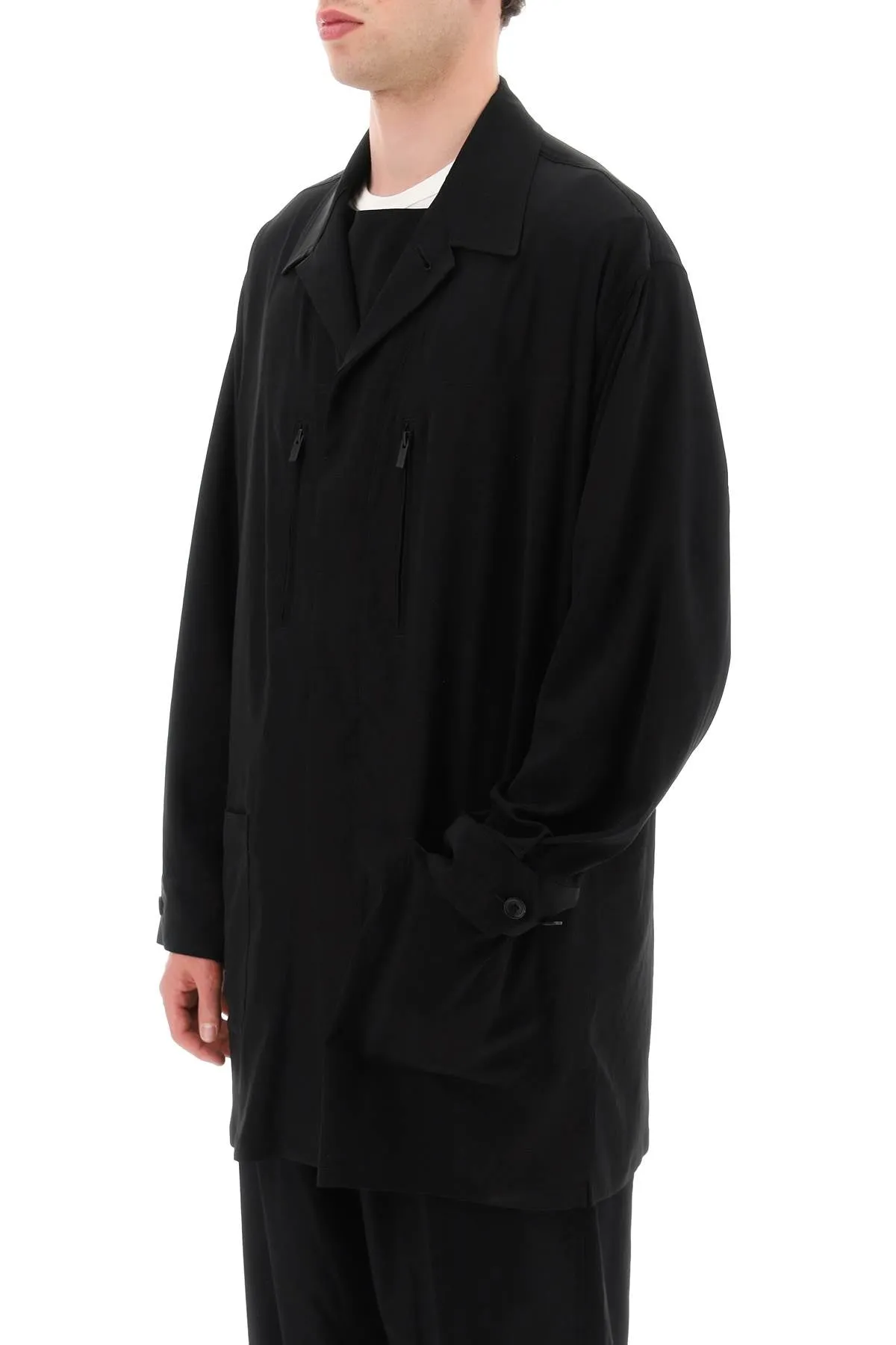 Yohji yamamoto techno overshirt jacket